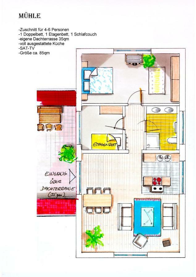 Ferien In Himmelpfort Ngoại thất bức ảnh